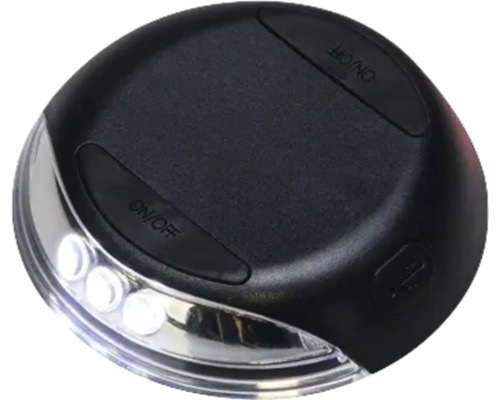 Lampe LED ronde en saillie avec connexion USB et interrupteur marche arret