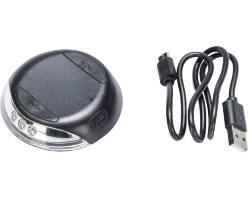 Lampe LED rechargeable avec interrupteur marche et arrêt et câble de chargement USB