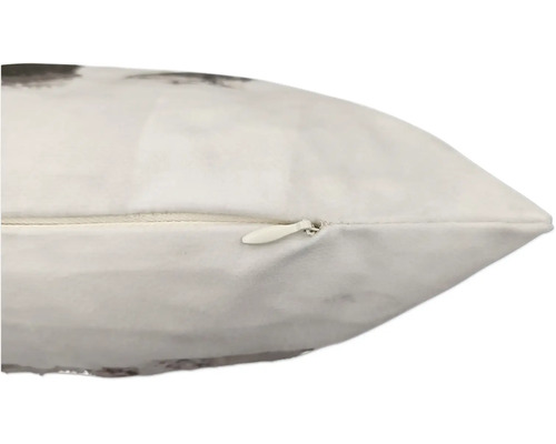 Coussin avec fermeture éclair