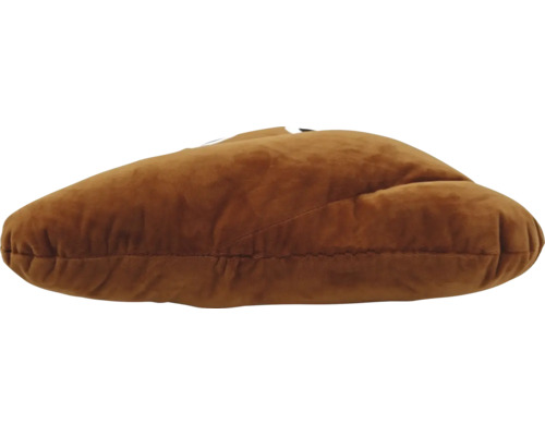 Coussin de canapé marron en matière douce