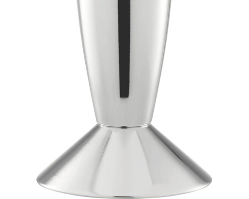 Pied de table en métal avec surface brillante comme pièce de rechange pour meubles