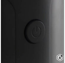 Vue détaillée d un bouton marche et arret sur un appareil electrique. (Image AI modified or generated)