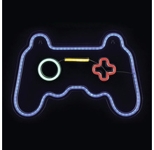 Dekorative LED Wandleuchte in Form eines Gamepad Controllers für Gaming Zimmer