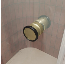 Rosace murale pour mitigeur de douche ou tuyauterie, élément de recouvrement pour installations sanitaires