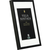 Cadre photo noir avec passe-partout et affiche Villa Sostaga