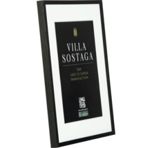 Bilderrahmen aus Holz mit Passepartout und Villa Sostaga Plakat inklusive FSC Zertifizierung