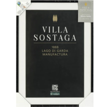 Cadre en bois massif Villa Sostaga Monte Baldo, 50 par 70 centimètres, avec certification FSC.