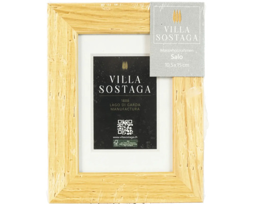 Cadre en bois massif Villa Sostaga Salo 10,5 x 15 centimètres avec certification FSC
