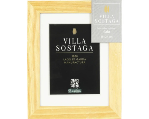 Massivholzrahmen Salo Villa Sostaga, Format 18 mal 24 Zentimeter, FSC zertifiziert
