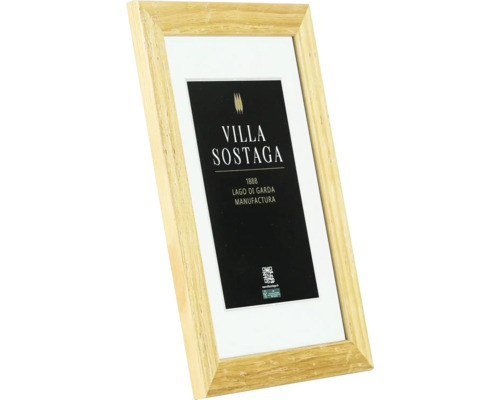 Cadre photo en bois avec passe partout pour une image encadrée de Villa Sostaga