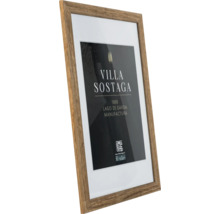 Cadre photo en bois au style rustique avec passe-partout pour décoration murale