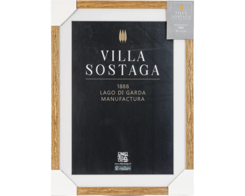 Cadre en bois massif Villa Sostaga Salo 50 par 70 centimètres avec certification FSC