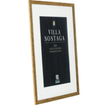 Gerahmtes Bild Villa Sostaga mit Holzrahmen und Passepartout