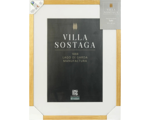 Cadre en bois massif Villa Sostaga Salo 60 par 80 centimètres avec certification FSC