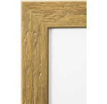Cadre photo avec surface en bois texturé au style rustique