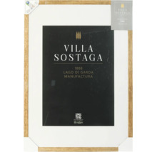 Cadre photo Villa Sostaga Salo en bois massif, 70 par 100 centimètres, avec passe-partout.