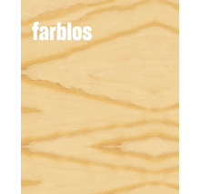 Échantillon de bois avec finition incolore et veinage naturel
