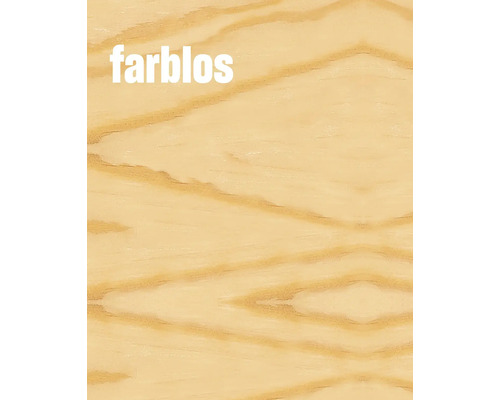 Échantillon de bois avec finition incolore et veinage naturel