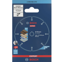 Disque à tronçonner Bosch Expert Multi Material de 76 millimètres de diamètre avec alésage de 10 millimètres pour meuleuse en emballage blister