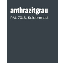 Nuancier gris anthracite RAL 7016 avec finition satinée