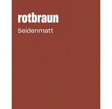 Nuancier rouge brun avec finition satinée