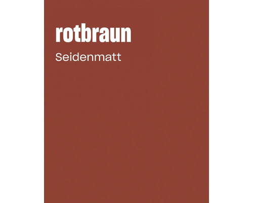 Nuancier rouge brun avec finition satinée
