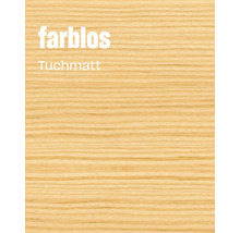 Structure du bois avec vernis ou lasure incolore extra mat