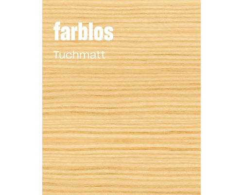 Structure du bois avec vernis ou lasure incolore extra mat