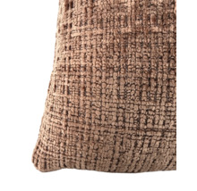 Coussin décoratif avec tissage texturé pour la maison.