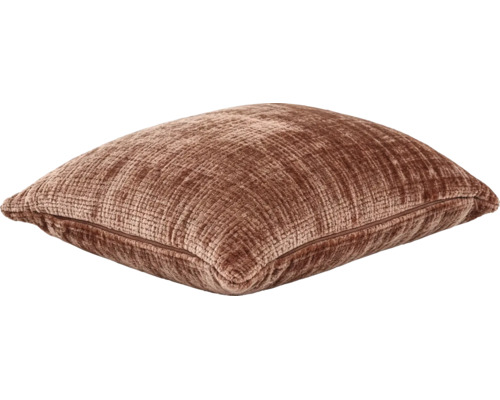 Coussin décoratif carré avec surface textile structurée