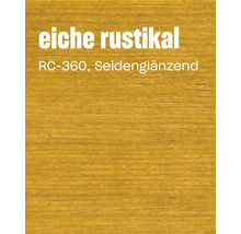 Holzmuster Eiche rustikal mit seidenglänzendem Finish RC-360