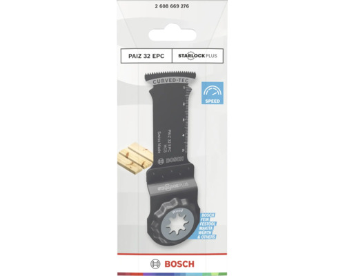 Lame de scie plongeante Bosch Starlock Plus PAIZ 32 EPC pour bois, 32 millimètres, pour outils multifonctions