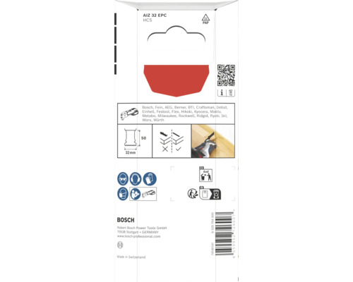 Lame de scie plongeante Bosch Starlock AIZ 32 EPC pour bois et plastique dans emballage