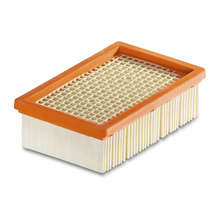 Filtre plissé plat pour aspirateur
