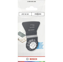 Grattoir Bosch Starlock ATZ 52 SC pour outils multifonctions destiné à enlever le mortier et la colle à carrelage.