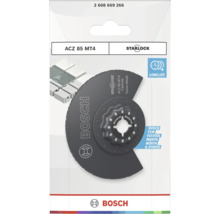 Bosch Starlock Segmentsägeblatt ACZ 85 MT4 für Multitool zum Schneiden von mineralischen Materialien und Fliesen