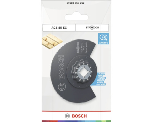 Lame de scie segmentée Bosch Starlock ACZ 85 EC pour bois dans son emballage d origine