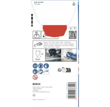 Bosch Carbide Schleifplatte AVZ 32 RT4 für Multitool zum Schleifen von Fliesenkleber und Mörtel.