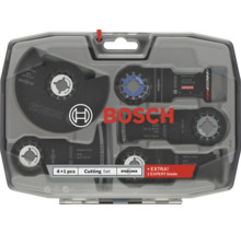 Set de lames de scie pour outil oscillant Bosch Starlock 4 plus 1 pièces dans coffret plastique
