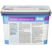 Peinture murale Knauf EASYFRESH en seau pour surfaces lisses et structurees ainsi que pour les papiers peints en interieur