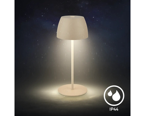 Lampe de table d exterieur moderne avec indice de protection IP44.