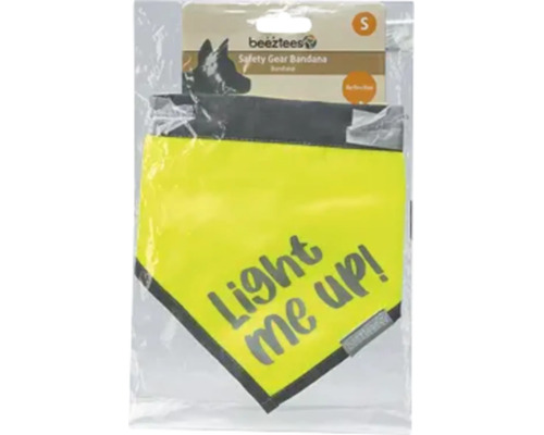 Bandana réfléchissant pour chien Beeztees Safety Gear en taille S dans son emballage.