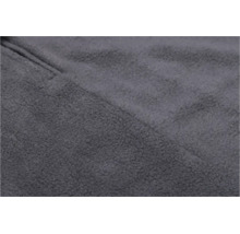 Vue détaillée de la texture textile d'un pull en polaire