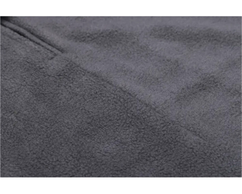 Vue détaillée de la texture textile d'un pull en polaire