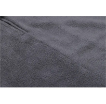 Gros plan sur un pull en polaire avec fermeture éclair