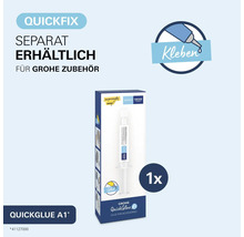 Colle Grohe QuickGlue A1 pour accessoires de salle de bain en tube avec 1 pièce incluse pour une installation facile sans perçage.