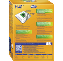 Sac aspirateur Swirl H 41 avec filtre MicroPor Plus pour divers modèles d aspirateurs Hoover dans emballage produit.