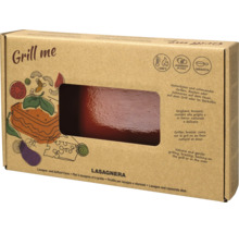 Lasagne- und Auflaufform aus Terrakotta in Verpackung für den Backofen und Grill geeignet