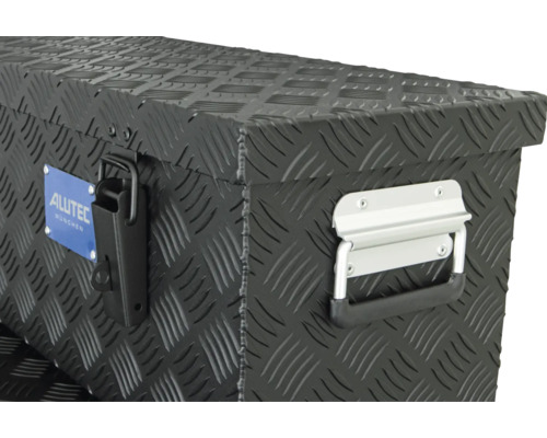 Alutec Muenchen Aluminium Transportbox mit Riffelblech Struktur und seitlichem Tragegriff