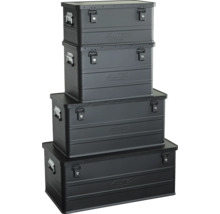 Stapelbare Aluminium Transportboxen von Alutec Muenchen mit Verschlüssen
